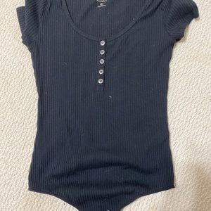Black Hollister body suit